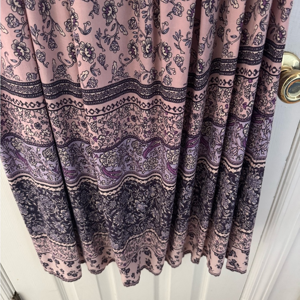 Arula Floral Pink Maxi Dress - Picture 4 of 5